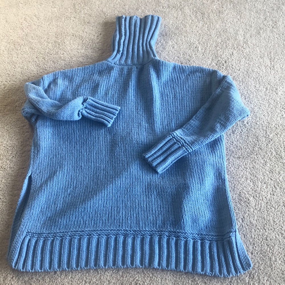 Oversized mock neck sweater